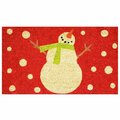 Configuracion 24 x 36 in. Holiday Snowman Rectangular Doormat, Multi Color CO2209767